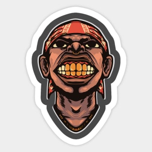 R&B face Sticker